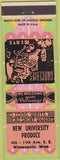 Matchbook Cover - New University Produce Minneapolis MN