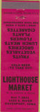 Matchbook Cover - Lighthouse Market Davenport IA