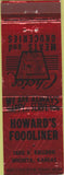 Matchbook Cover - Howard's Foodliner Wichita KS