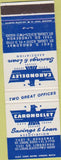 Matchbook Cover - Carondelet Savings Loan St Louis MO