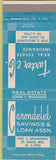 Matchbook Cover - Carondelet Savings Loan St Louis MO