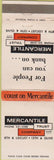 Matchbook Cover - Mercantile Trust Co St Louis MO