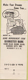 Matchbook Cover - Bannister Bank Kansas City MO