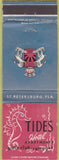 Matchbook Cover - Tides Hotel St Petersburg FL