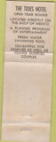 Matchbook Cover - Tides Hotel St Petersburg FL