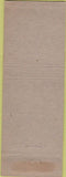 Matchbook Cover - Green Dennison Hotel Dennison OH