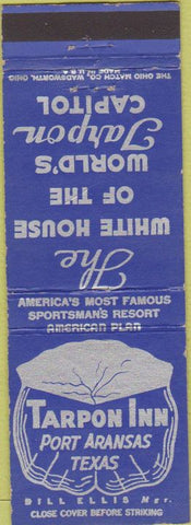 Matchbook Cover - Tarpon Inn Port Aransas TX