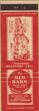 Matchbook Cover - The Red Barn Westport CT