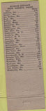 Matchbook Cover - Hotel North Augusta ME