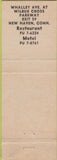 Matchbook Cover - 3 Judges New Haven CT