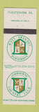 Matchbook Cover - Ashbourne Country Club Cheltenham PA
