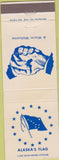Matchbook Cover - Valley Bank Palmer AK Alaska Flag