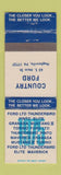 Matchbook Cover - 1975 Ford Hughesville PA WEAR