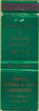 Matchbook Cover - Capitol Savings Loan Lansing MI