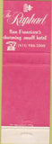 Matchbook Cover - Pam Pam Restaurant San Francisco CA