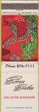 Matchbook Cover - Edna Earle's Restaurant Hollywood CA