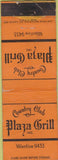 Matchbook Cover - Country Club Plaza Grill NO TOWN