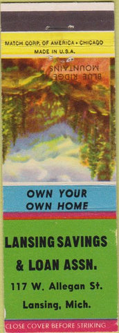 Matchbook Cover - Lansing Savings Loan Lansing MI