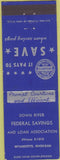 Matchbook Cover - Federal Savings Loan Wyandotte MI