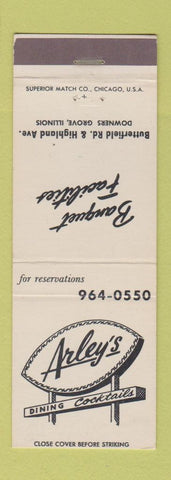 Matchbook Cover - Arley's Restaurant Downers Grove IL