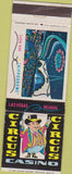 Matchbook Cover - Circus Circus Casino Las Vegas NV