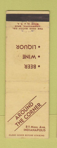 Matchbook Cover - Around The Corner Indianapolis IN