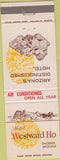 Matchbook Cover - Hotel Westward Ho Phoenix AZ