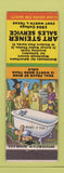 Matchbook Cover - Art Steiner Sales Matches Fort Worth TX hillbilly