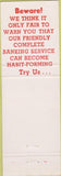 Matchbook Cover - Farmer's Savings Bank Beaman IA