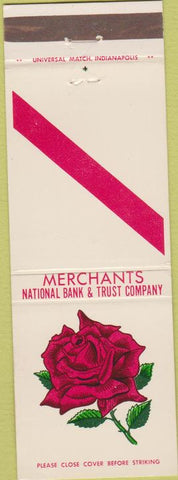Matchbook Cover - Merchants Bank Trust Indianapolis IN