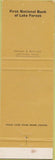 Matchbook Cover - First National Bank Lake Forest
