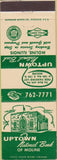 Matchbook Cover - uptown National Bank Moline IL