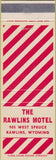 Matchbook Cover - Rawlins Motel WY