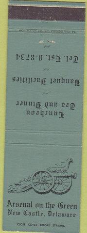 Matchbook Cover - Arsenal on the Green New Castle DE