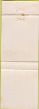 Matchbook Cover - Plaza Hotel Amarillo TX orange