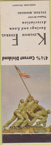 Matchbook Cover - Kingdom Federal Savings Loan Fulton MO