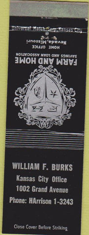 Matchbook Cover - Farm  and  House Savings Nevada MO