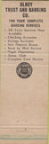 Matchbook Cover - Olney Trust Banking Co Olney IL