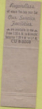 Matchbook Cover - Mek Kah Camp Grounds Peru IN