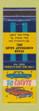 Matchbook Cover - 1960 Chevrolet Staub New Oxford PA