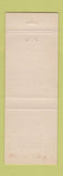 Matchbook Cover - 1960 Chevrolet Wilson Durant IA