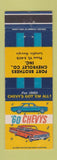 Matchbook Cover - 1960 Chevrolet Fort Brothers Lumpkin GA