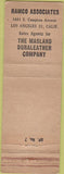 Matchbook Cover - Valley Ranch Valley OH Forest Fire Prevention