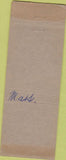 Matchbook Cover - Old Colony Trust Co Boston MA