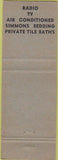 Matchbook Cover - Clarksville Motel NJ