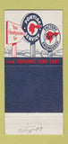 Matchbook Cover - 1954 Pontiac Snyder Brownstown IN 30 Strike