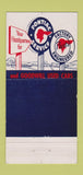 Matchbook Cover - 1954 Pontiac Maryland Line MD 30 Strike
