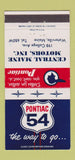 Matchbook Cover - 1954 Pontiac Waterville ME 30 Strike