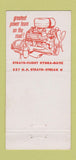 Matchbook Cover - 1956 Pontiac Kelly Bangor ME 30 Strike