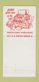 Matchbook Cover - 1956 Pontiac Staal Buick Hartford City IN 30 Strike